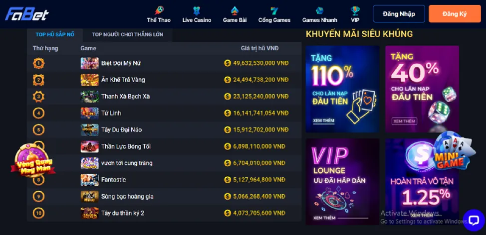 Giao diện đá gà trực tuyến Tải Game 789